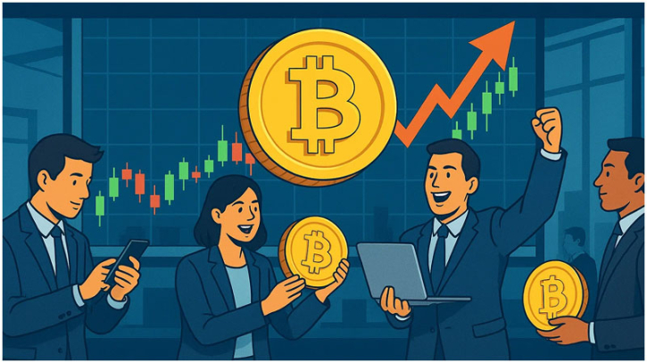 Bitcoin price surge spurs corporate crypto buying frenzy Bitcoin price surge spurs corporate crypto buying frenzy