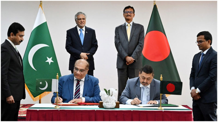 Bangladesh, Pakistan sign 6 agreements, MoUs Bangladesh, Pakistan sign 6 agreements, MoUs