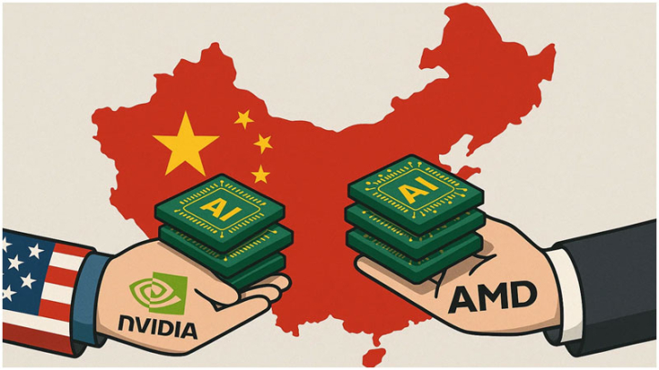 Nvidia, AMD to hand US 15% of AI chip sales to China