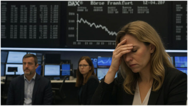 European shares under pressure amid new tariff threats from Trump