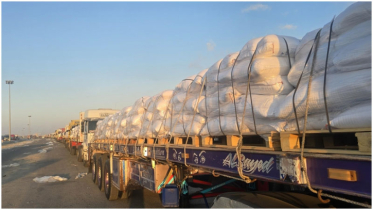 Aid deliveries to Gaza continue for 3rd day via Egypt’s rafah crossing