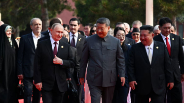 Xi showcases military power at Beijing parade with Putin and Kim by his side