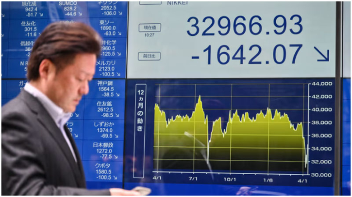 Asian stocks down after Trump Fed firing, tariff threats