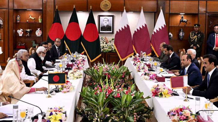 Bangladesh-Qatar sign five agreements, five MoUs Bangladesh-Qatar sign five agreements, five MoUs