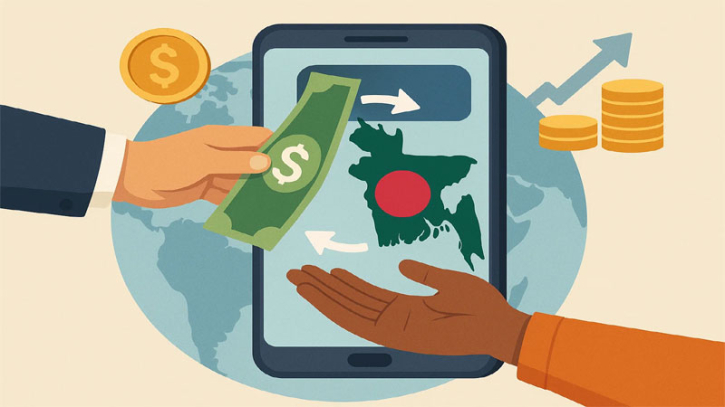 Remittance flows over $30bn in FY25, highest in Bangladesh's history Remittance flows over $30bn in FY25, highest in Bangladesh's history