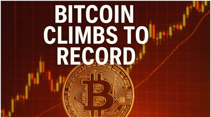 Bitcoin climbs to record $123,000 Bitcoin climbs to record $123,000