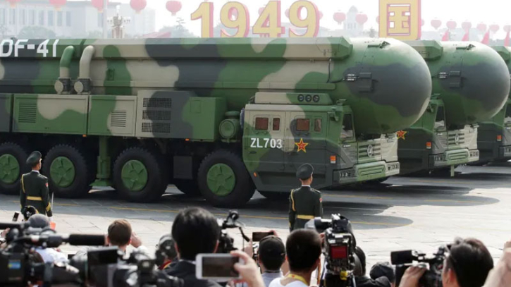 China says test-launched ICBM with ‘dummy warhead' into Pacific China says test-launched ICBM with ‘dummy warhead' into Pacific