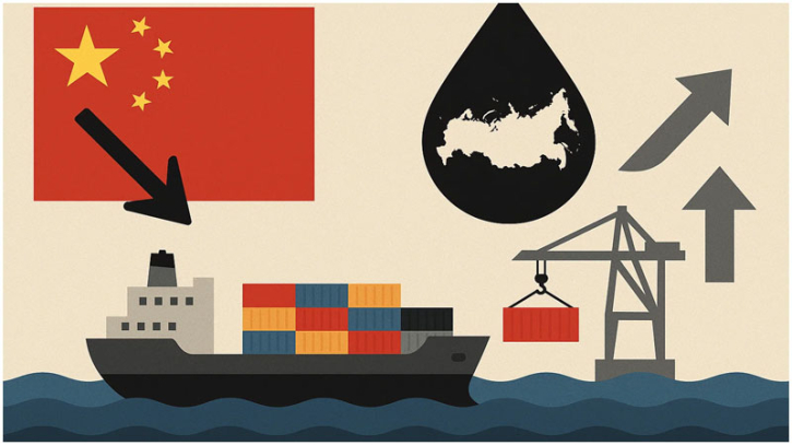 China's Russian crude imports dip on customs data, but shipping points higher