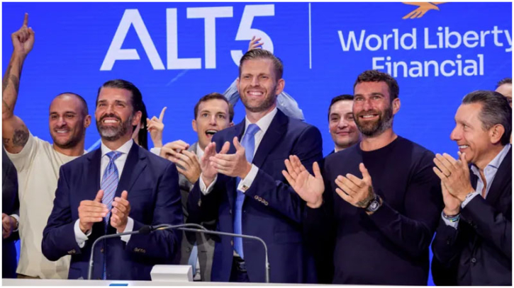 Trump and sons' stake in crypto firm worth $5bn Trump and sons' stake in crypto firm worth $5bn