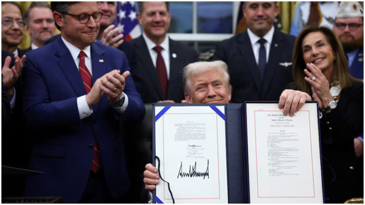 Trump signs bill to end longest U.S. government shutdown